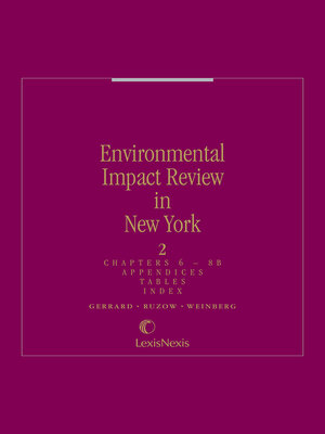 cover image of Environmental Impact Review in New York